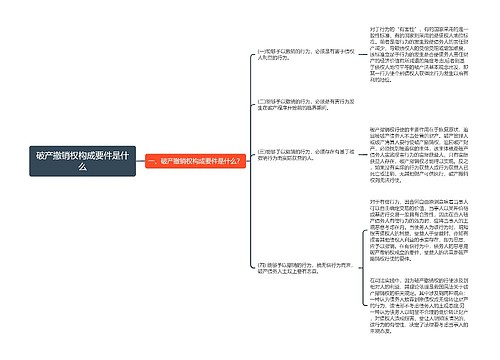 破产撤销权构成要件是什么