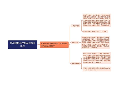 参与股东会权利及股东会决议