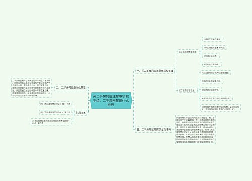 买二手房网签注意事项和手续，二手房网签是什么意思