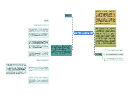 租房合同纠纷需谨慎处理