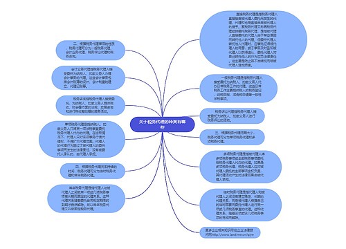 关于税务代理的种类有哪些