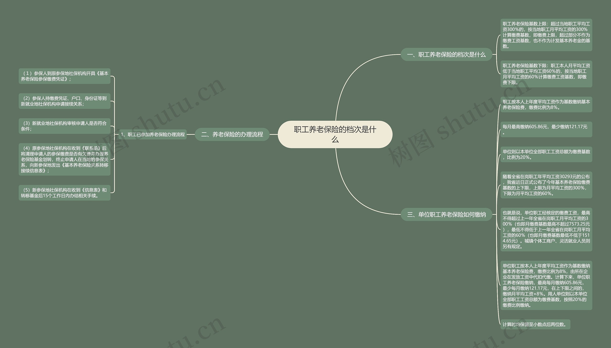 职工养老保险的档次是什么