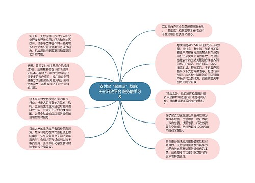 支付宝“聚生活”战略：无形开放平台 服务触手可及