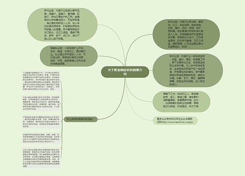 关于职业病症状的简要介绍