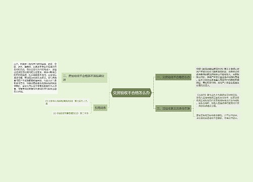 交房验收不合格怎么办