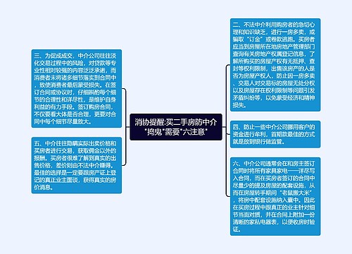 消协提醒:买二手房防中介"捣鬼"需要"六注意"