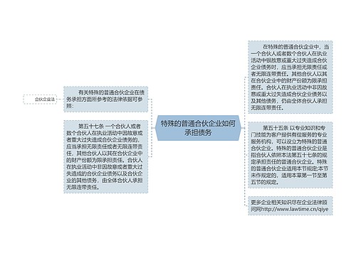 特殊的普通合伙企业如何承担债务