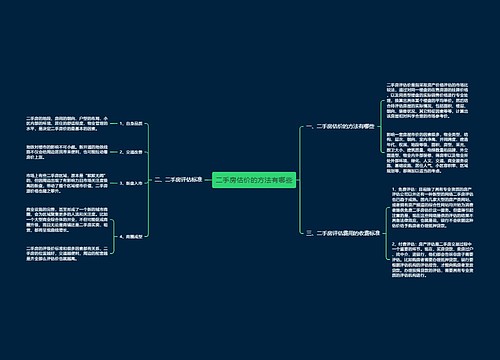 二手房估价的方法有哪些