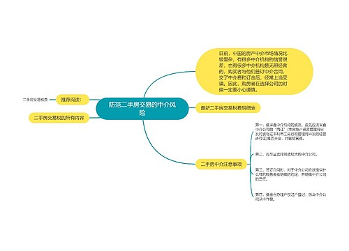 防范二手房交易的中介风险