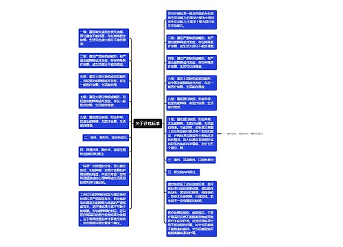 关于评残标准