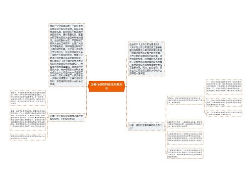 正确行使权利依法开股东会