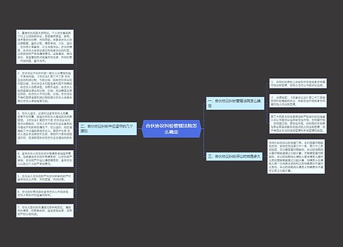 合伙协议纠纷管辖法院怎么确定