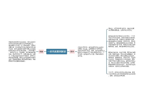 一房两卖案例解读