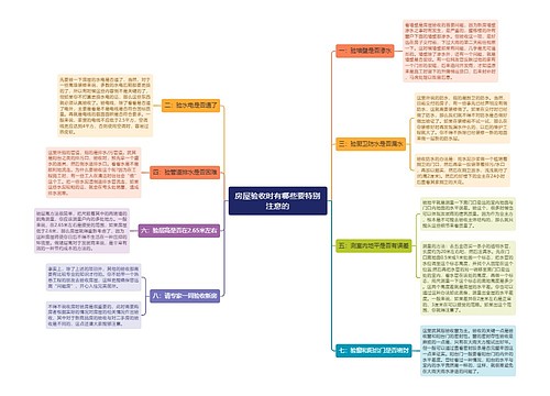 房屋验收时有哪些要特别注意的