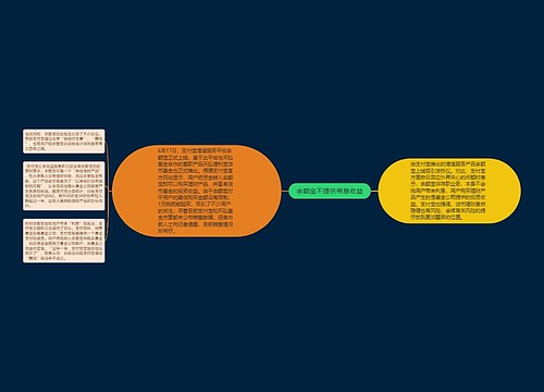 余额宝不提供带息收益