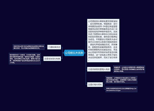 公司债五大优势