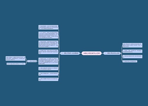 关联公司应该怎么证明