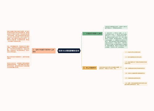 信用卡办理需要哪些条件