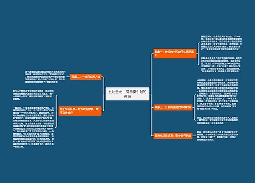 五证全无一房两卖引起的纠纷