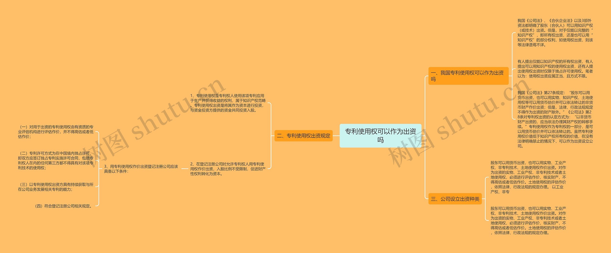 专利使用权可以作为出资吗