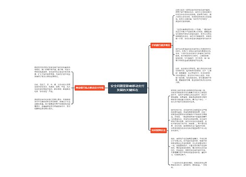 安全问题是影响移动支付发展的关键所在