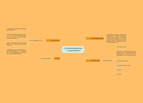 公积金贷款有按揭合同吗？公积金贷款的条件