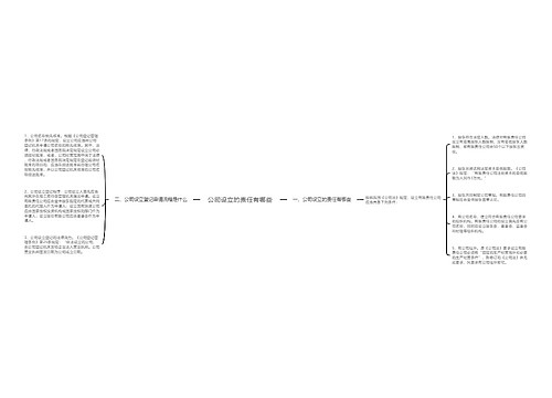 公司设立的责任有哪些