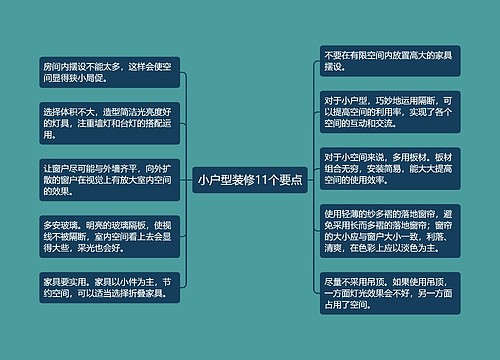 小户型装修11个要点