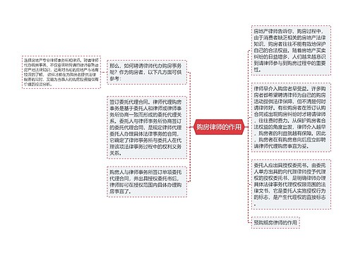 购房律师的作用