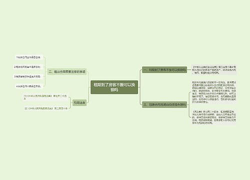 租期到了房客不搬可以换锁吗