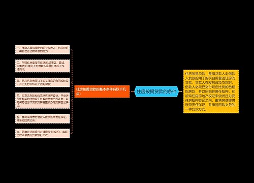 住房按揭贷款的条件