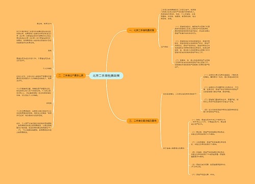北京二手房税费政策