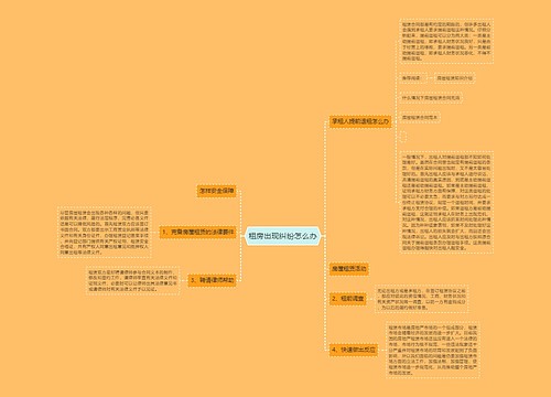 租房出现纠纷怎么办