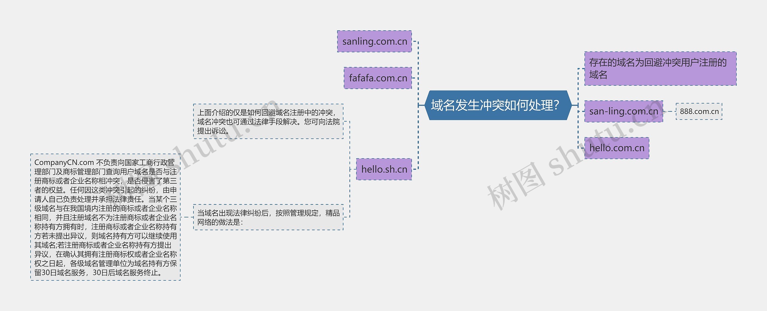 域名发生冲突如何处理？