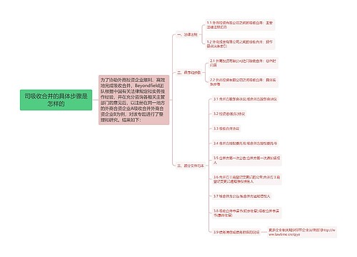 司吸收合并的具体步骤是怎样的