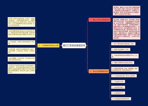 海口二手房交易是怎样