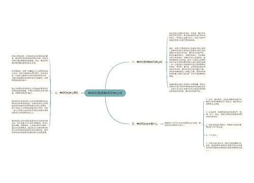 商标权质押期间可转让吗