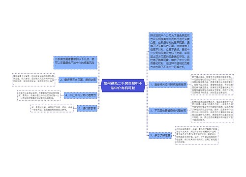 如何避免二手房交易中不法中介有机可趁