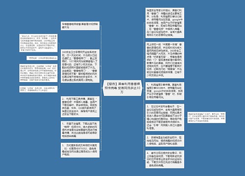  【警告】黑客利用兽兽裸照传病毒 受害网民多达10万 