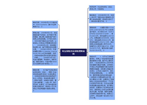 利宝保险货运保险理赔案例 利宝保险货运保险理赔案例