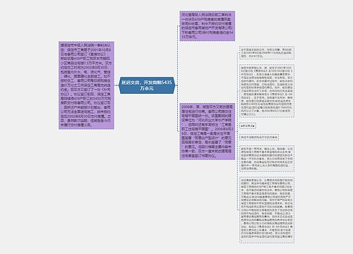 延迟交房，开发商赔5435万余元