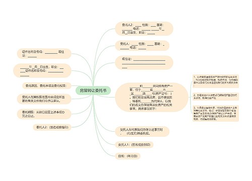 房屋转让委托书
