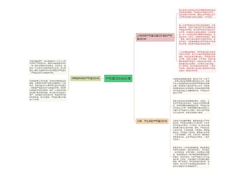 产权登记纠纷处理