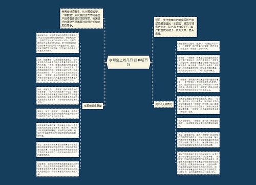 余额宝上线几日 揽客超百万