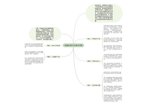 房屋验收的六种常见问题