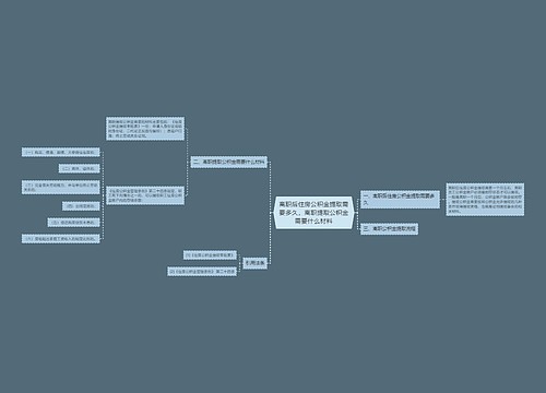 离职后住房公积金提取需要多久，离职提取公积金需要什么材料