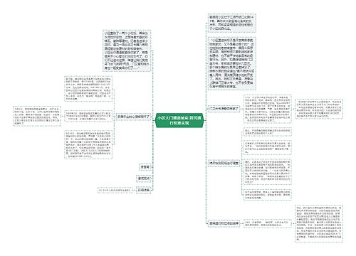 小区大门通道被卖 居民通行权难实现