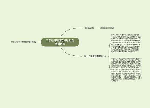 二手房交易防范纠纷 以免房财两空