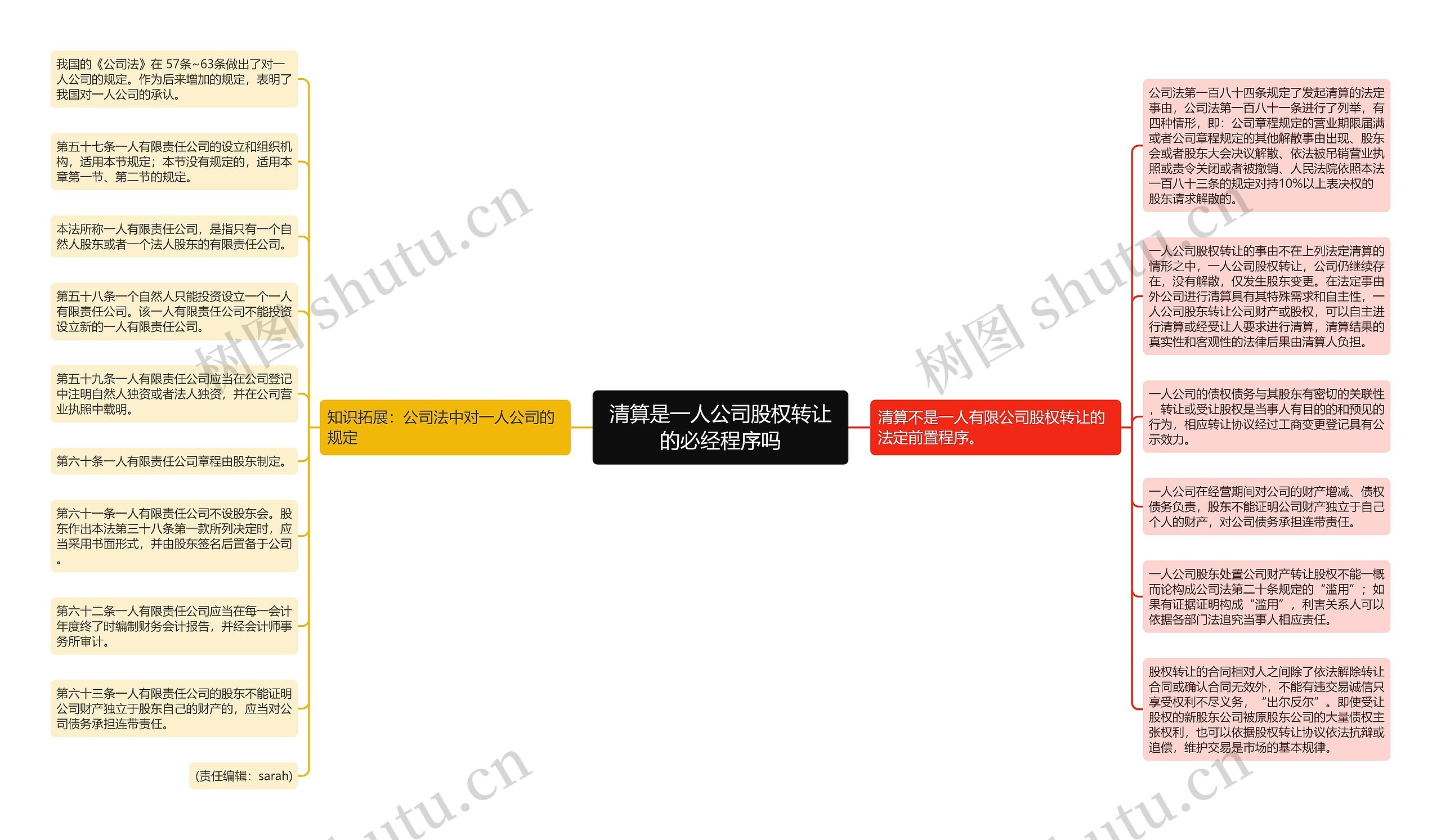 清算是一人公司股权转让的必经程序吗