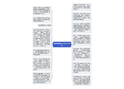 房屋甲醛超标 引发中介纠纷